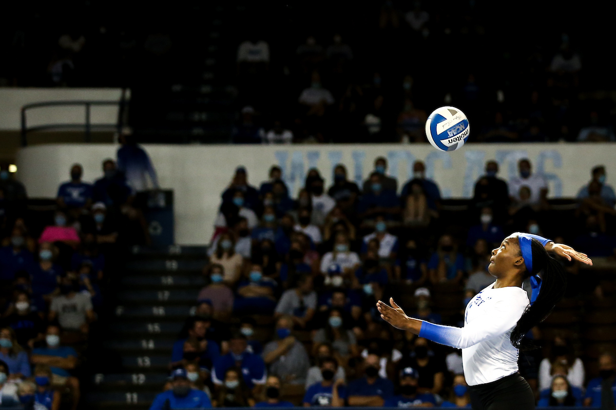 Azhani Tealer.

Kentucky sweeps UNI 3-0.

Photo by Eddie Justice | UK Athletics
