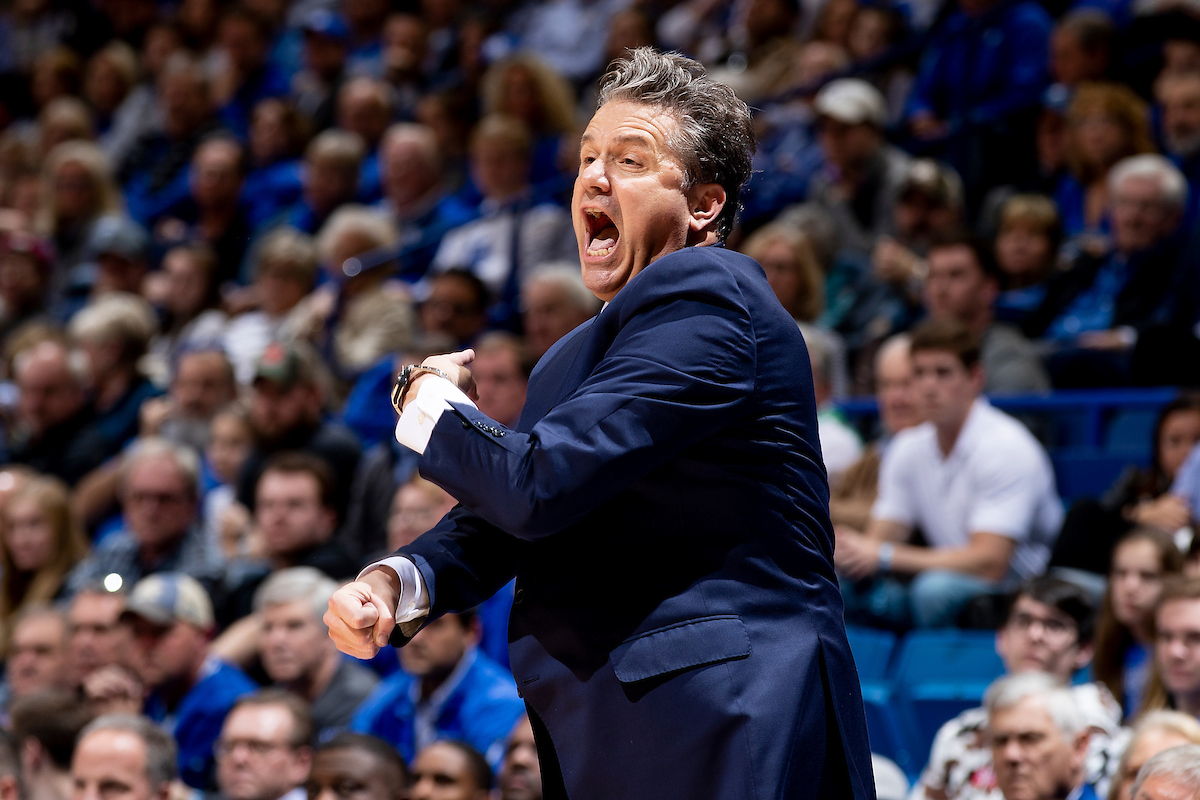 John Calipari.

Kentucky beat Texas A&M 85-74 on Tuesday, January 8, 2019.

Photo by Chet White | UK Athletics