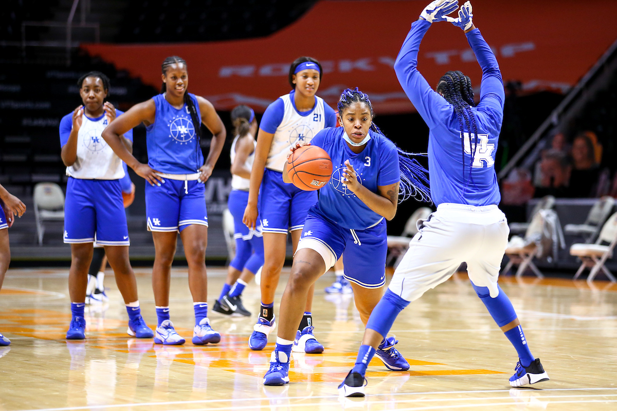 Keke McKinney. 

Kentucky WBB vs Tennessee Practice.

Photo by Eddie Justice | UK Athletics