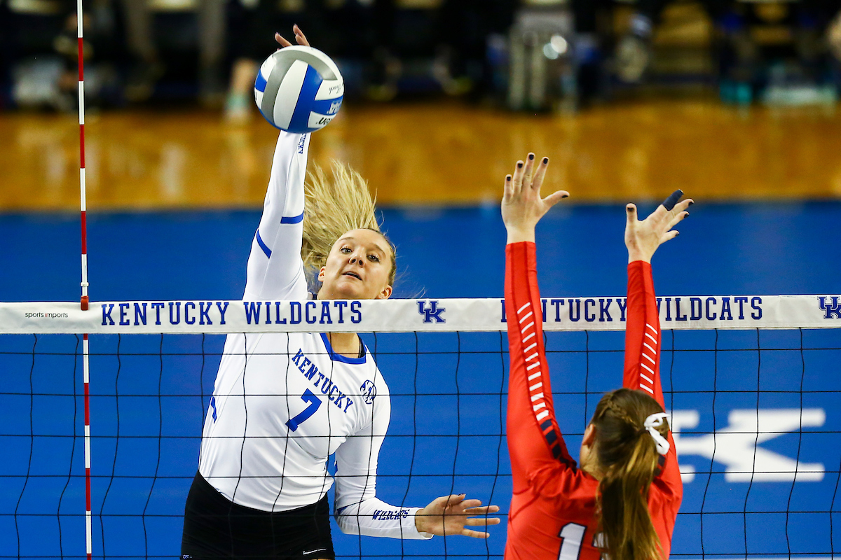 Leah Meyer.

Kentucky beat Ole Miss 3-0.

Photo by Hannah Phillips | UK Athletics