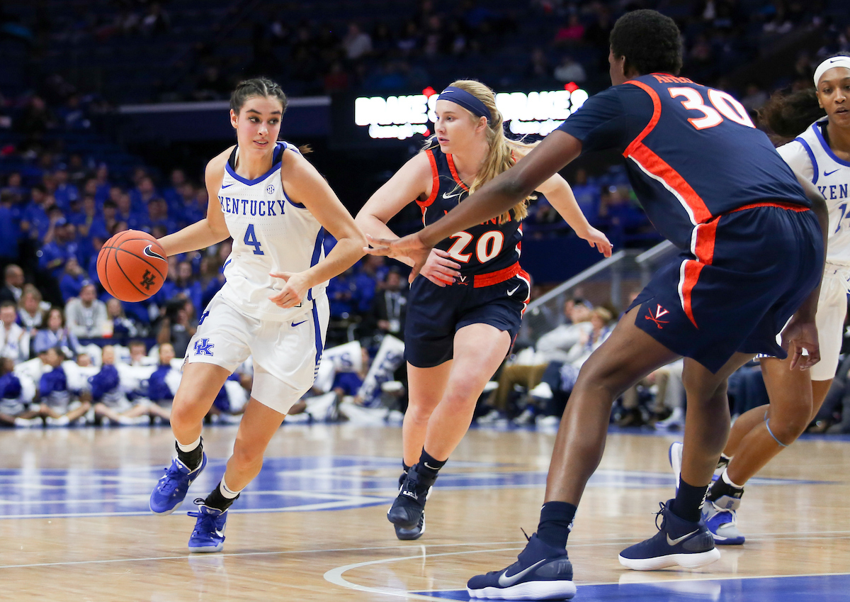 Maci Morris

Women's Basketball beats Virginia 63-51 at Rupp Arena on Thursday, November 15, 2018.

Photo by Hannah Phillips