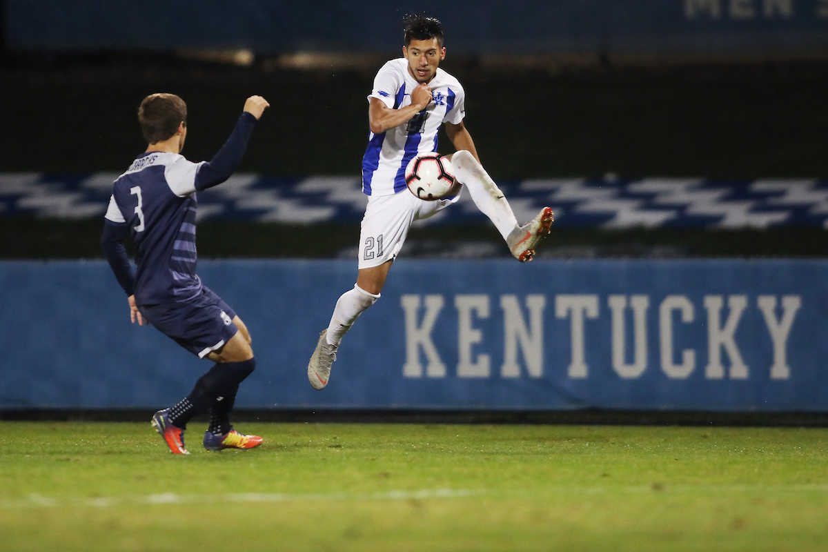Kalil Elmedkhar.

UK men's soccer defeats ODU to win Conference USA on Friday, November 2nd, 2018 at The Bell in Lexington, Ky.

Photo by Quinn Foster