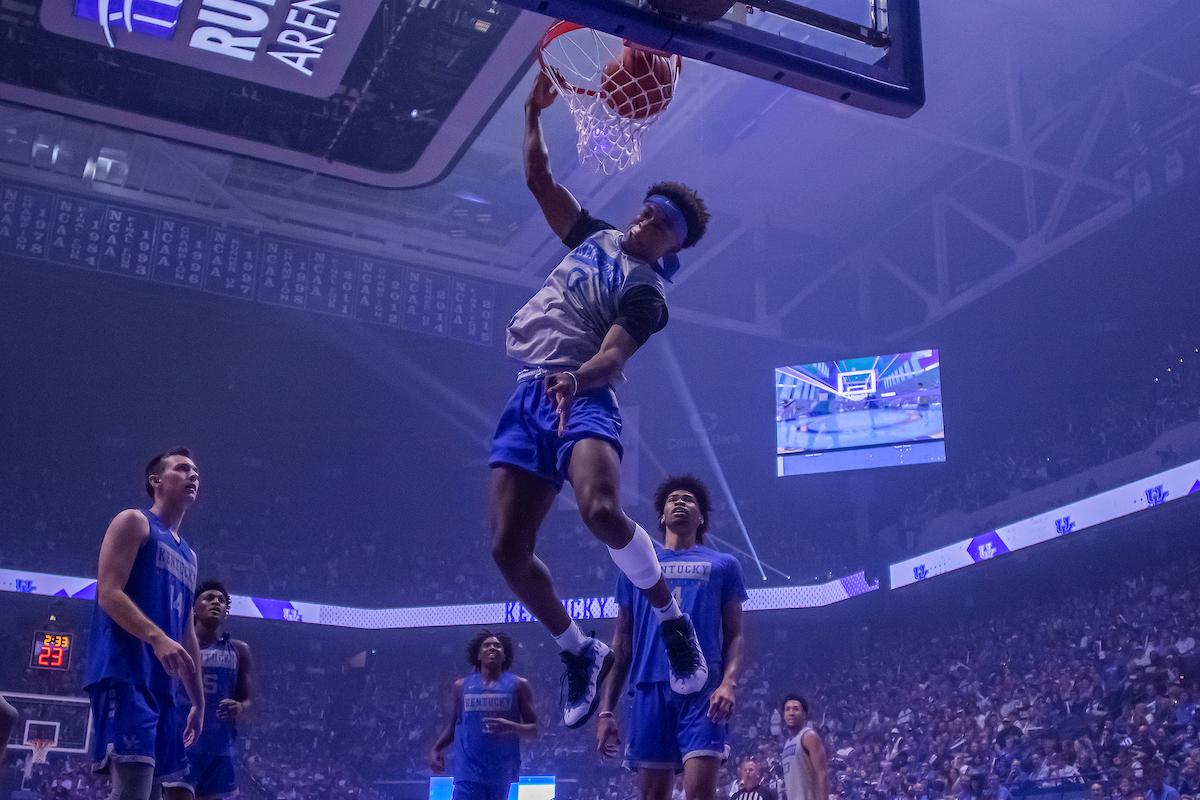 Ashton Hagans.

2019 Big Blue Madness

Photo by Grant Lee | UK Athletics