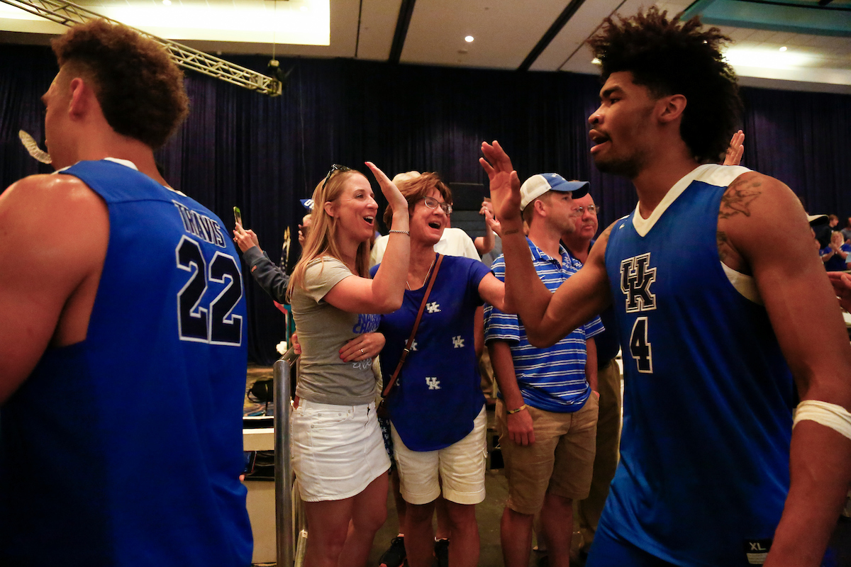 Nick Richards.

The University of Kentucky men's basketball team beat Serbia's Mega Bemax 100-64 at the Atlantis Imperial Arena in Paradise Island, Bahamas, on Saturday, August11, 2018.

Photo by Chet White | UK Athletics