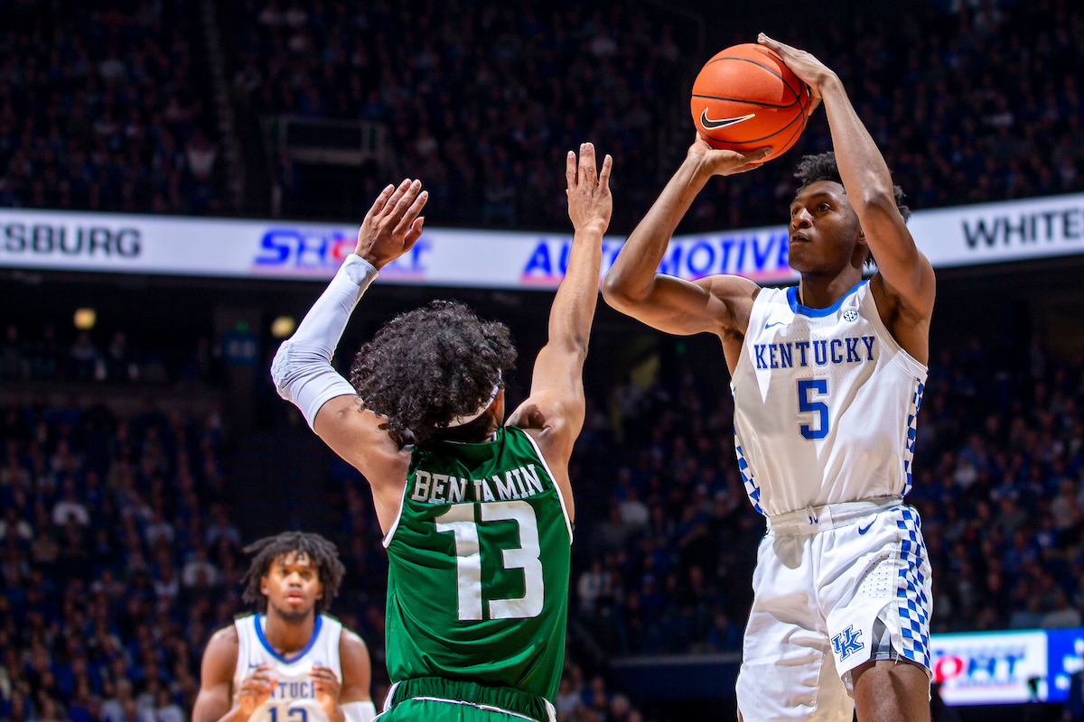 Immanuel Quickley. 

Kentucky beat UAB  69-58.

Photo By Barry Westerman | UK Athletics