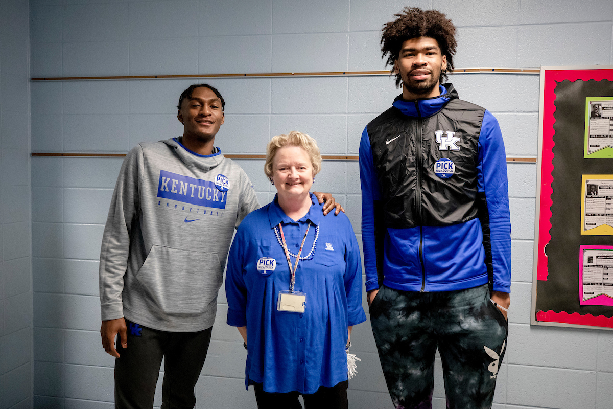 Nick Richards and Immanuel Quickley. #PickNickAndQuick.

Photo by Chet White | UK Athletics