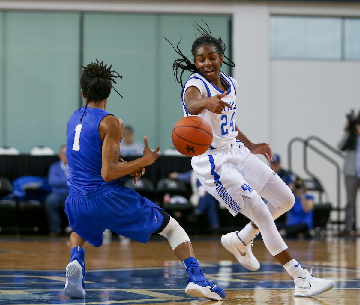 Taylor Murray

Women's Basketball beat MTSU on Saturday, December 15, 2018. 

Photo by Hannah Phillips  | UK Athletics