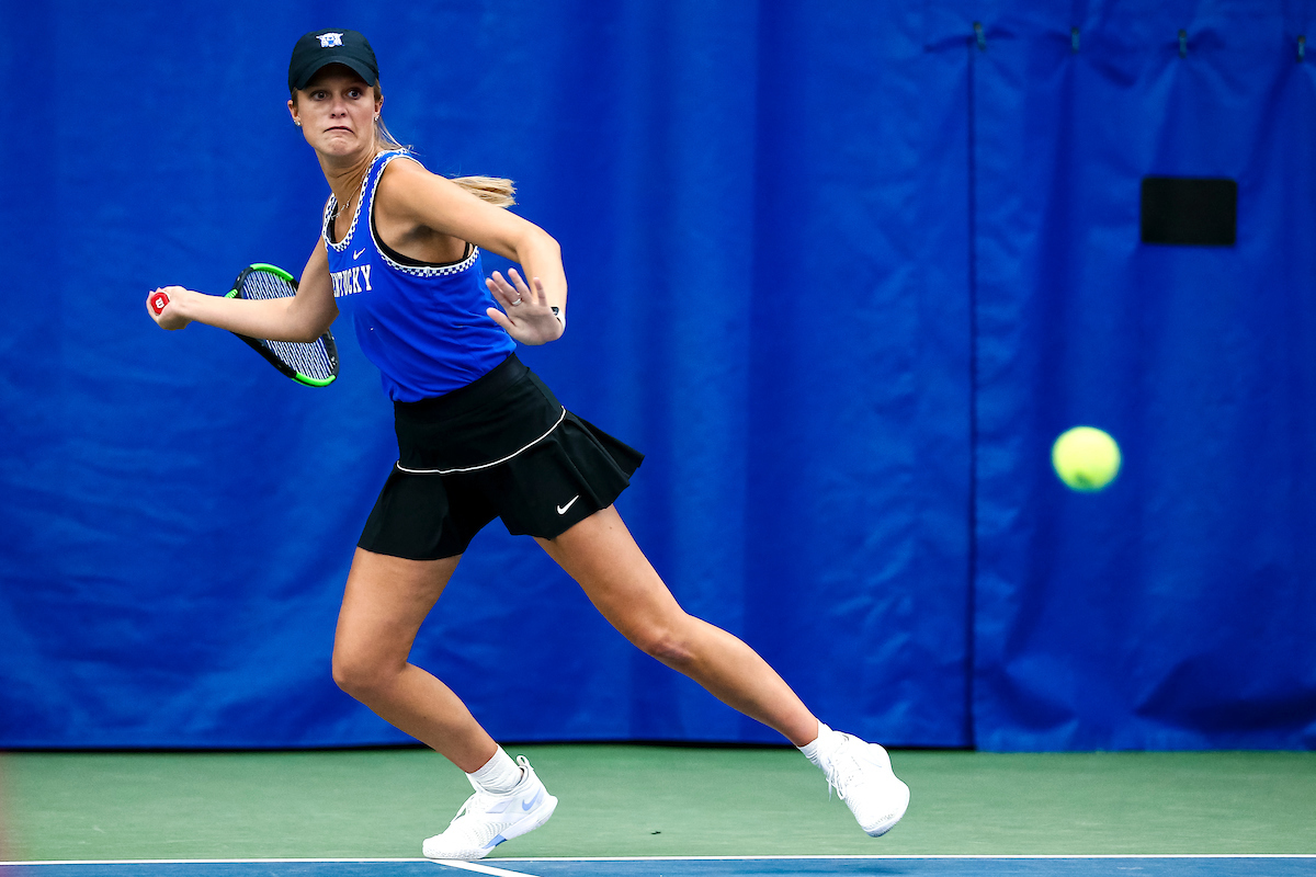 Ellie Eades.

Kentucky falls to Florida 4-2.

Photo by Eddie Justice | UK Athletics