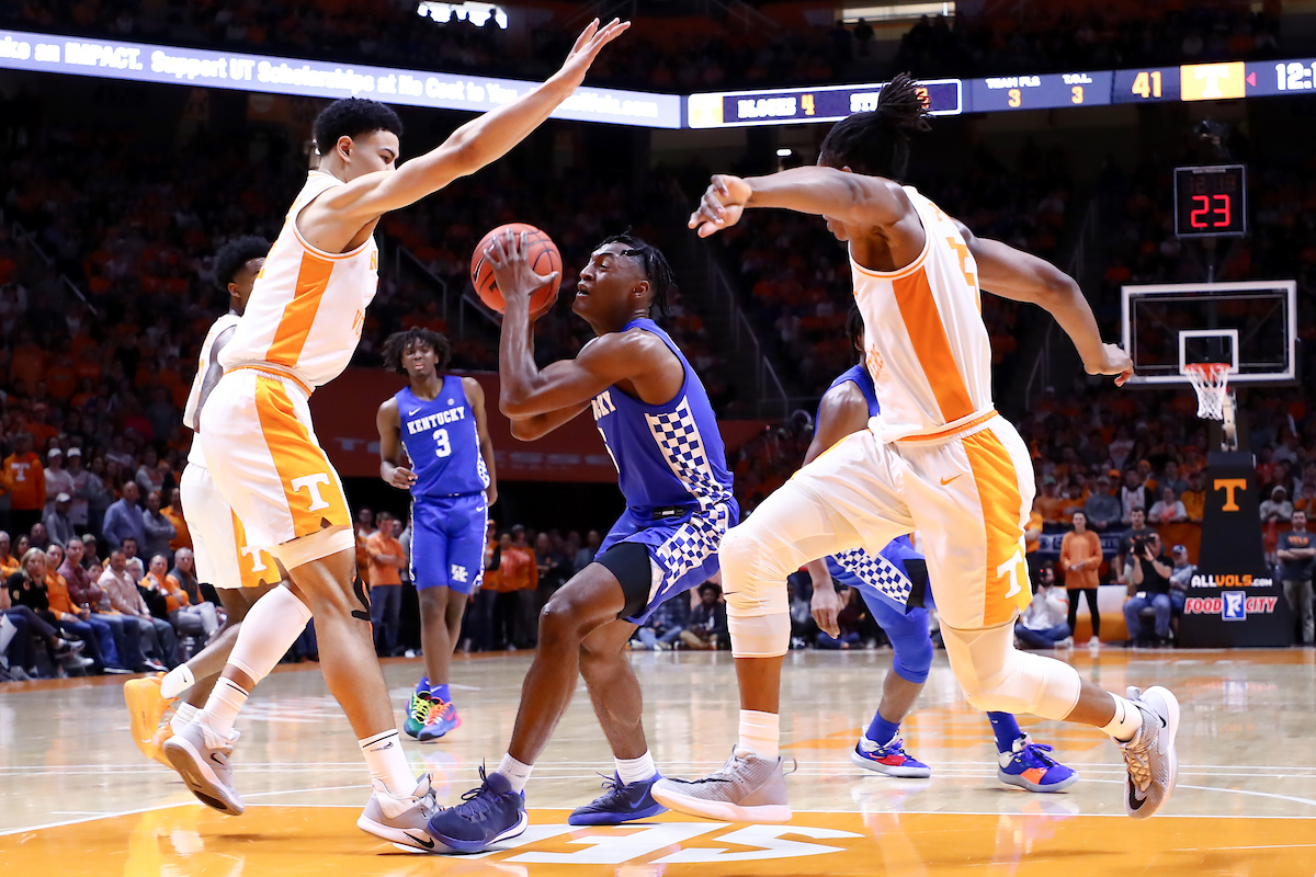 Immanuel Quickley.

Kentucky beat Tennessee, 77-64.

Photo by Elliott Hess | UK Athletics