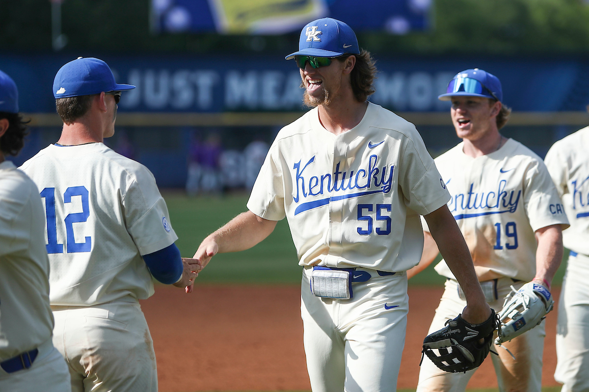 Adam Fogel.

Kentucky defeats LSU 7-2.

Photo by Sarah Caputi | UK Athletics