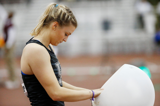 Olivia Gruver.

The University of Kentucky track and field team competes in day one of the 2018 SEC Indoor Track and Field Championships at the Gilliam Indoor Track Stadium in College Station, TX., on Saturday, February 24, 2018.

Photo by Chet White | UK Athletics