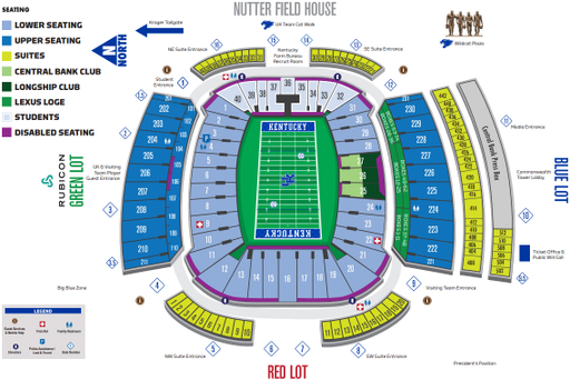 Kroger Field Stadium Diagram 2022