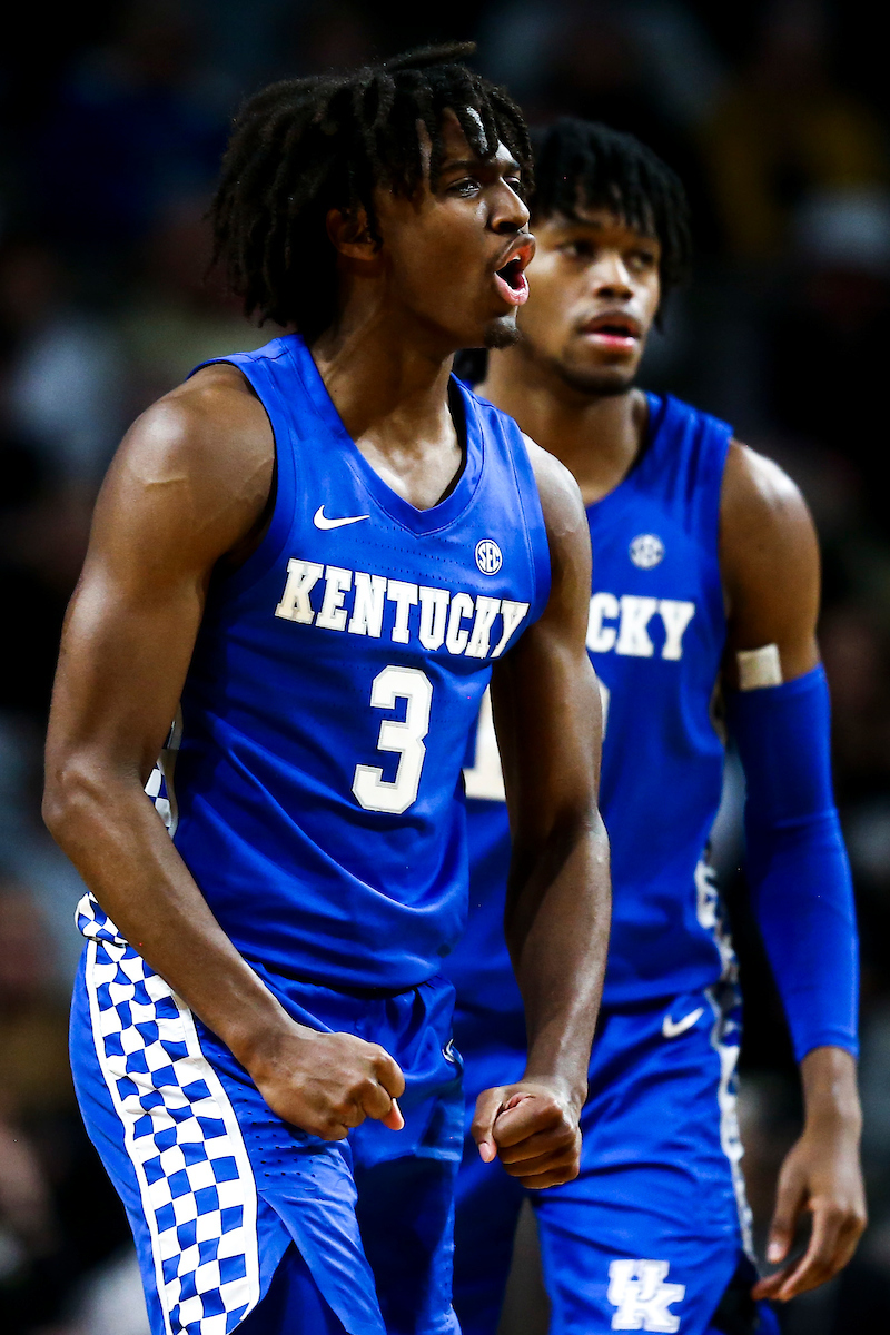 Tyrese Maxey. 

Kentucky beat Vanderbilt 78-64.

Photo by Chet White | UK Athletics