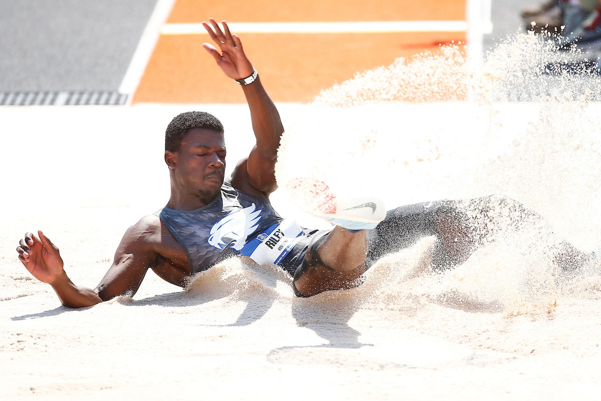 Travis Riley.

Day two of the 2018 SEC Outdoor Track and Field Championships on Saturday, May 12, 2018, at Tom Black Track in Knoxville, TN.

Photo by Chet White | UK Athletics