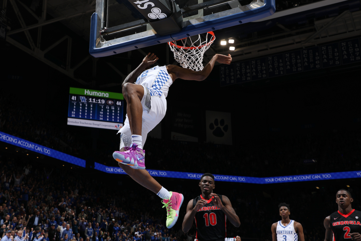 Shai Gilgeous-Alexander.

The University of Kentucky men's basketball team beat Georgia 66-61 on Sunday, December 31, 2017 at Rupp Arena in Lexington, Ky.

Photo by Elliott Hess | UK Athletics