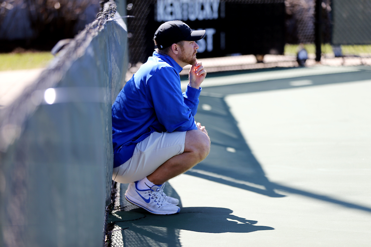 Cedric Kauffman
The University of Kentucky men's tennis team faces South Carolina on Sunday, March 18, 2018 at The Boone Tennis Center. 

Photo by Britney Howard | UK Athletics