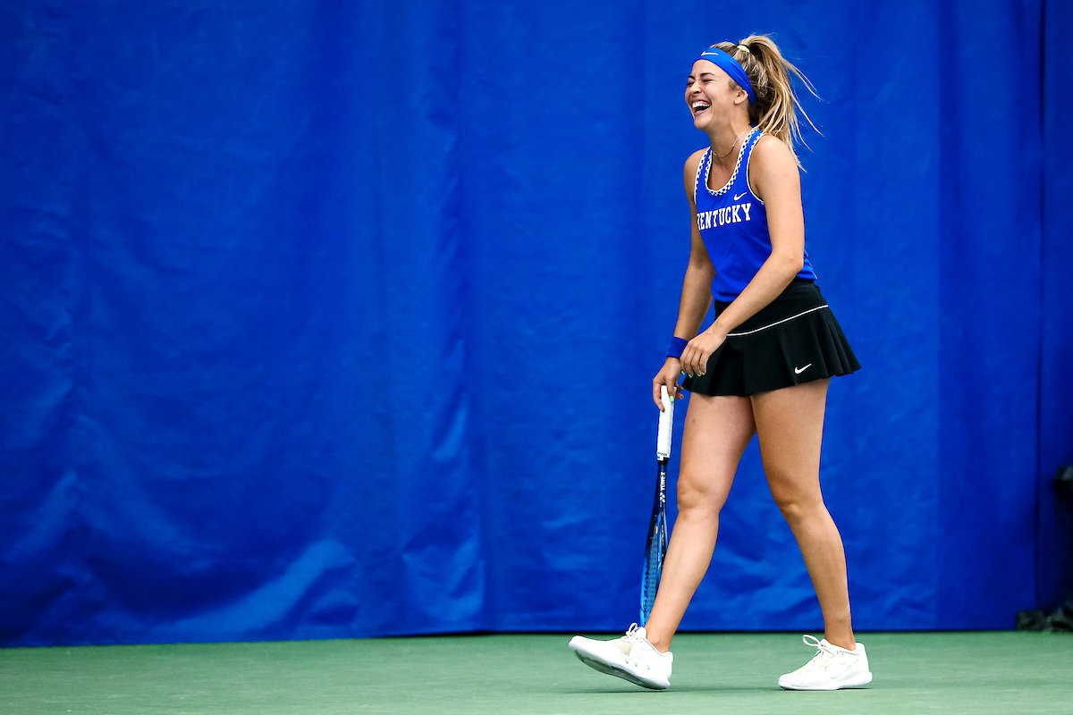 Carla Girbau.

Kentucky falls to Florida 4-2.

Photo by Eddie Justice | UK Athletics