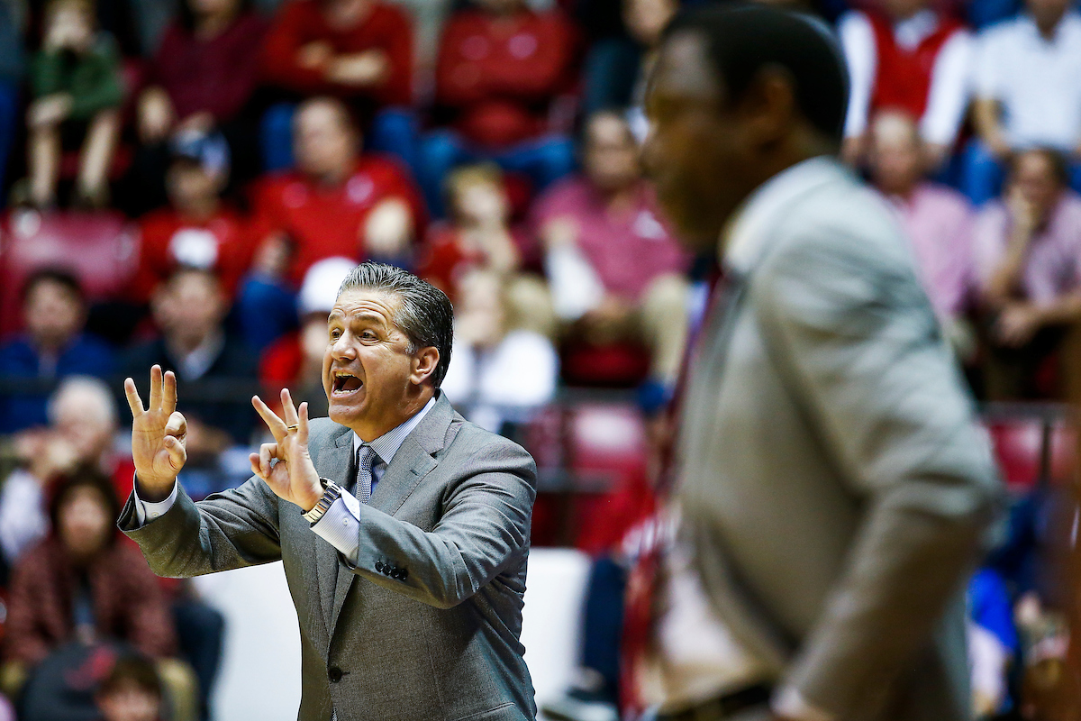 John Calipari.

Kentucky falls to Alabama 77-75 on Saturday, January 5, 2019, at Coleman Coliseum in Tuscaloosa, AL.

Photo by Chet White | UK Athletics