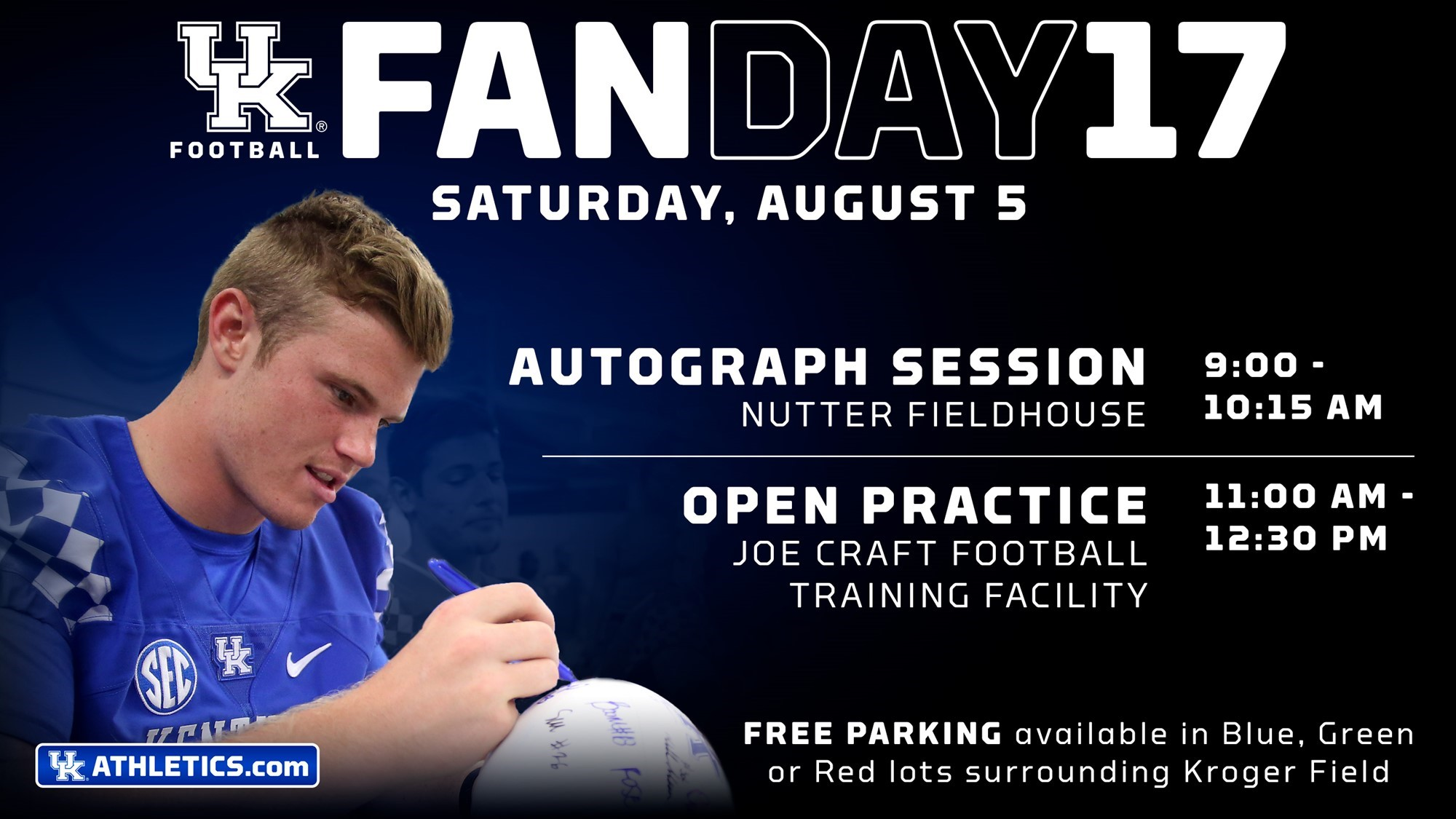 UK Hosting Football Fan Day on Saturday