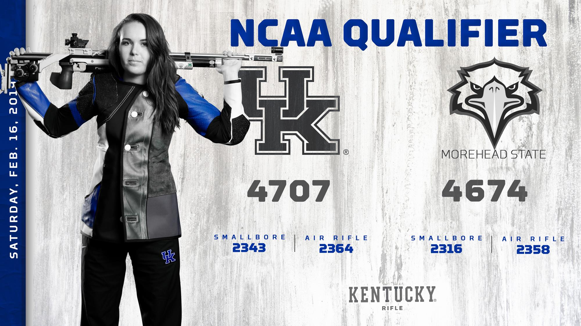 UK Rifle Fires 4707 at NCAA Qualifier Saturday