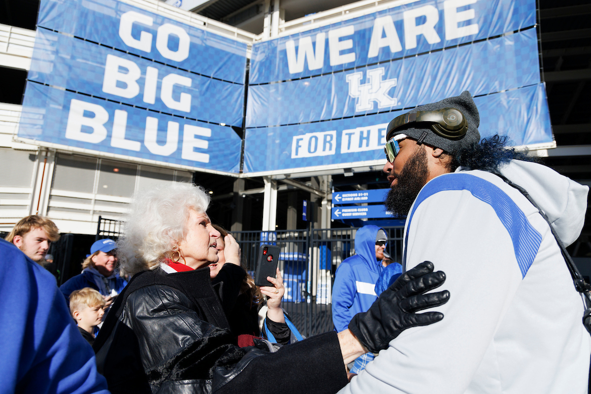 Darian Kinnard.

Kentucky beat New Mexico State 56-16.

Photo by Elliott Hess | UK Athletics