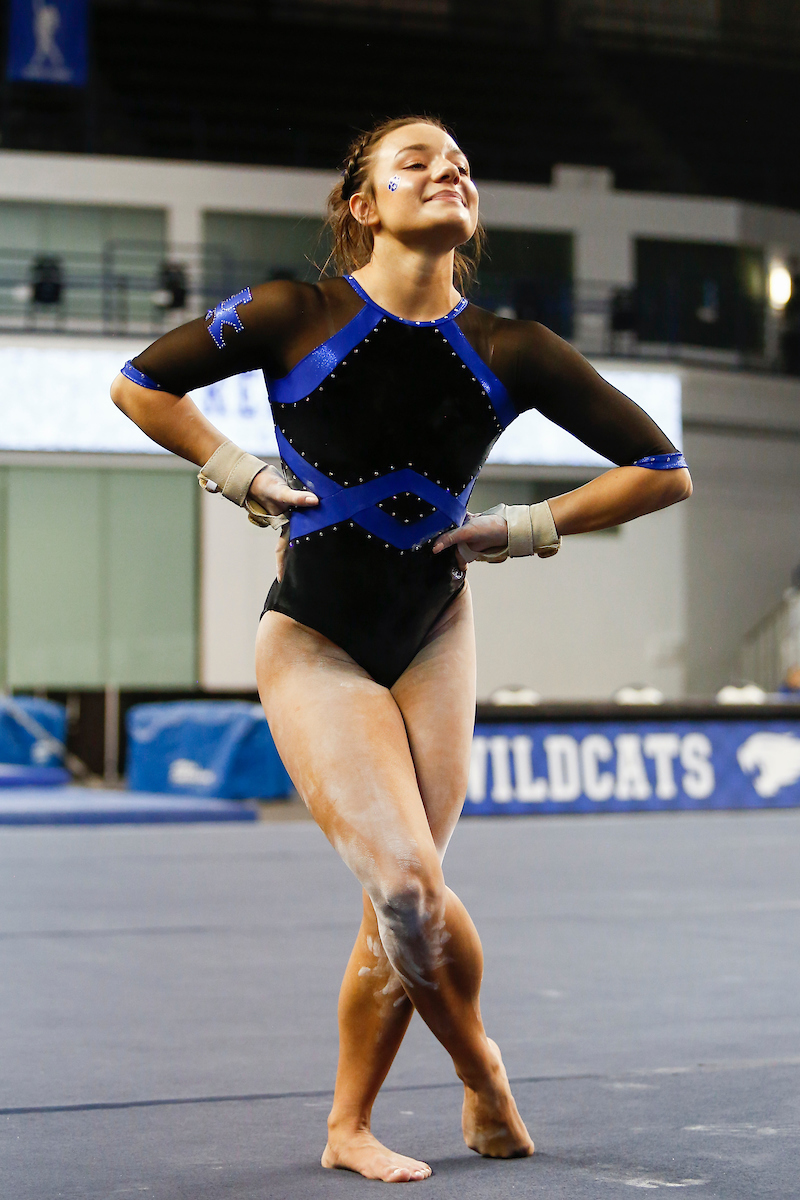 Anna Haigis.

Gymnastics blue-white meet.

Photo by Hannah Phillips | UK Athletics
