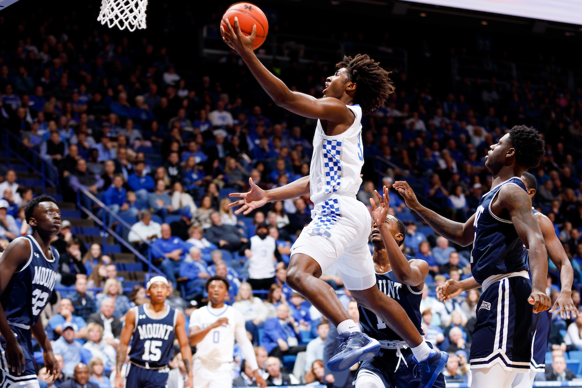 Tyrese Maxey.

Kentucky beat Mount St. Mary?s 82-62.


Photo by Elliott Hess | UK Athletics