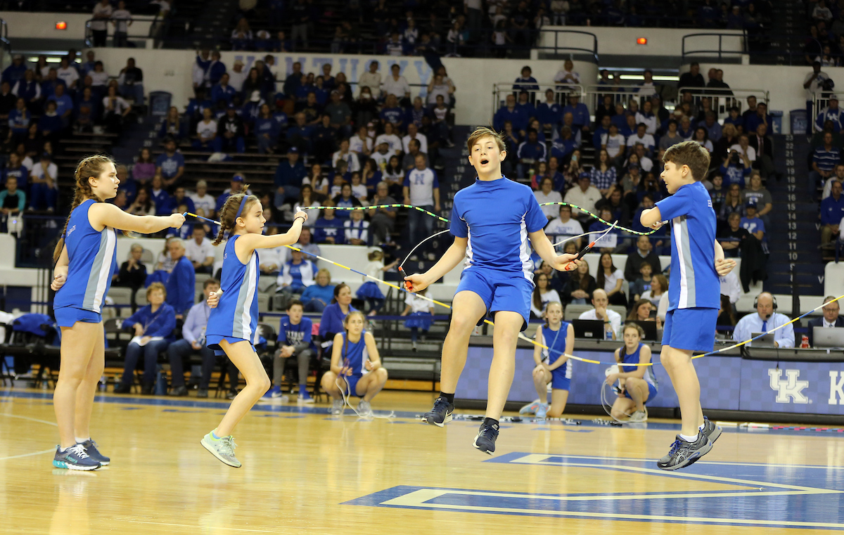 Jump Rope

The University of Kentucky women's basketball team falls to Mississippi State on Senior Day on Sunday, February 25, 2018 at the Memorial Coliseum.

Photo by Britney Howard | UK Athletics