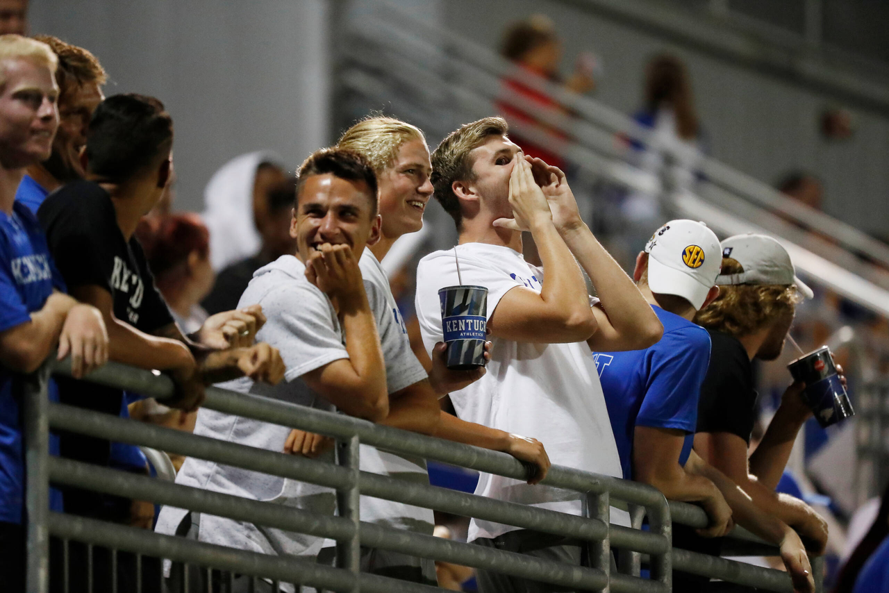 Fans.

The Kentucky women's soccer team beat Morehead State 2-1.

Photo by Chet White | UK Athletics