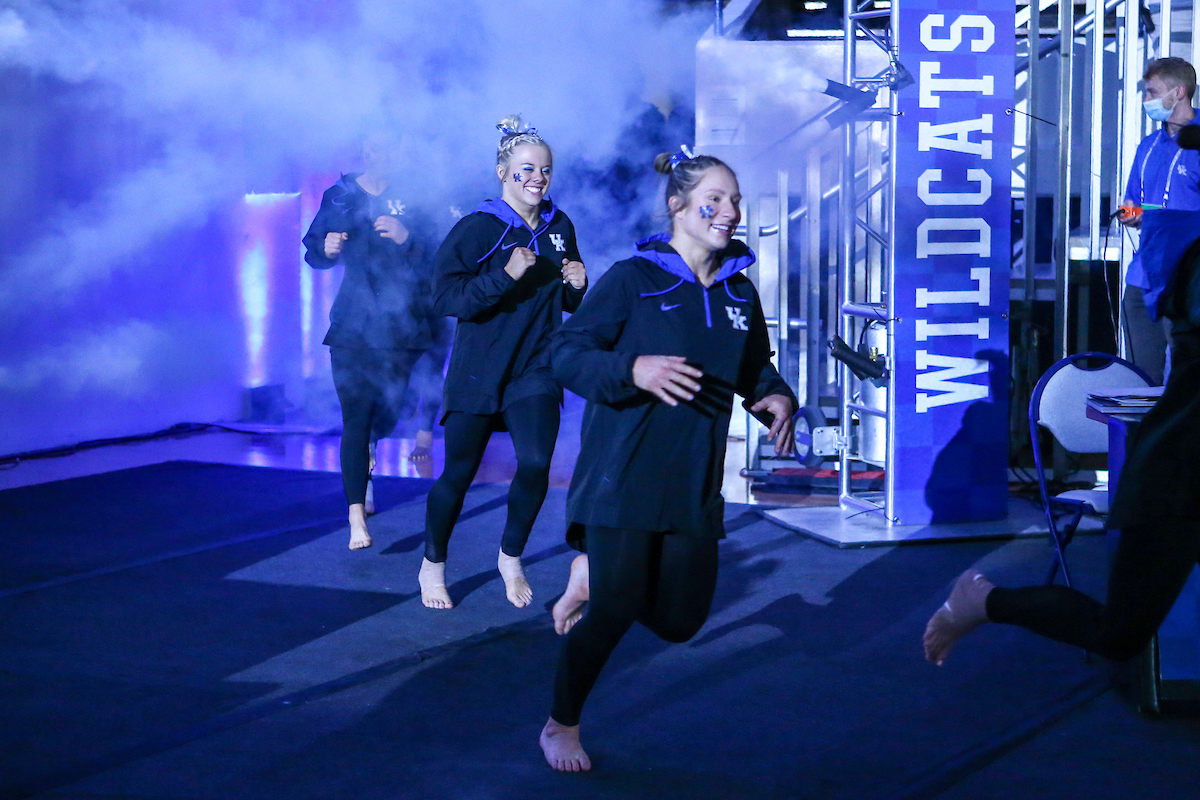 Bailey Bunn.

Kentucky defeats Mizzou 197.450-196.875.

Photo by Sarah Caputi | UK Athletics