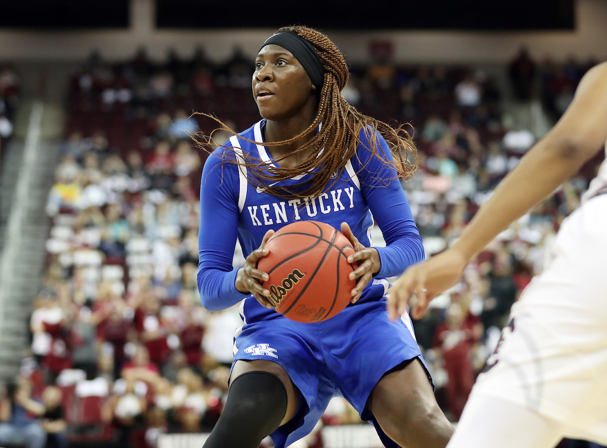 Rhyne Howard
The UK Women's Basketball team beat South Carolina.
Photo by Britney Howard | UK Athletics