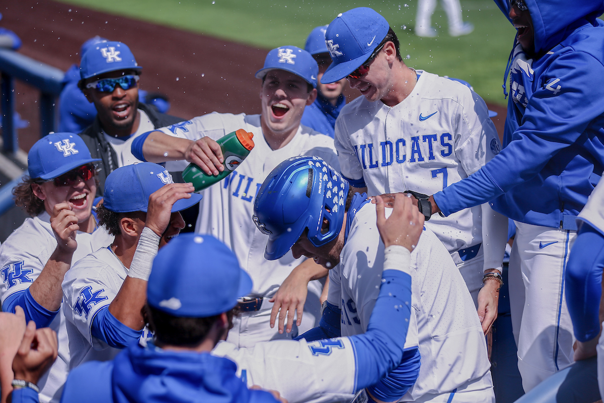 TJ Collett.

Kentucky beats Alabama 11 - 0.

Photo by Sarah Caputi | UK Athletics