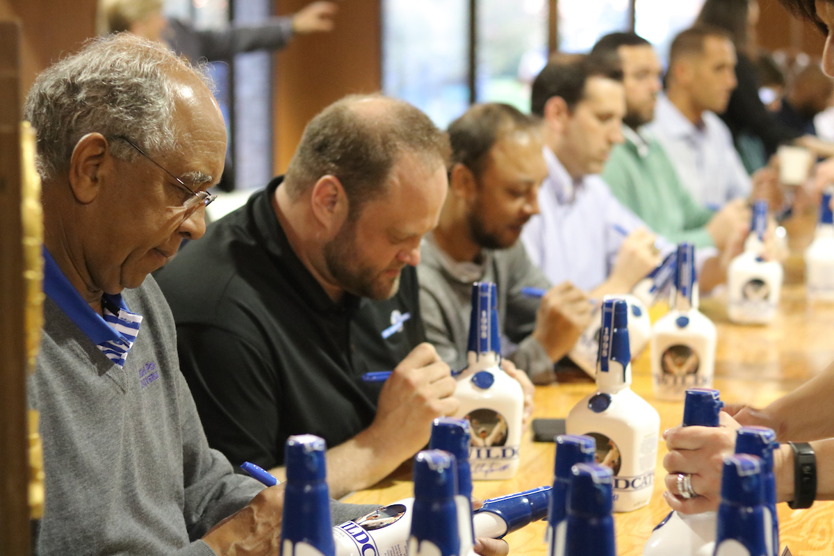 Photo Gallery: Comeback Cats Sign Commemorative Maker's Mark Bottle