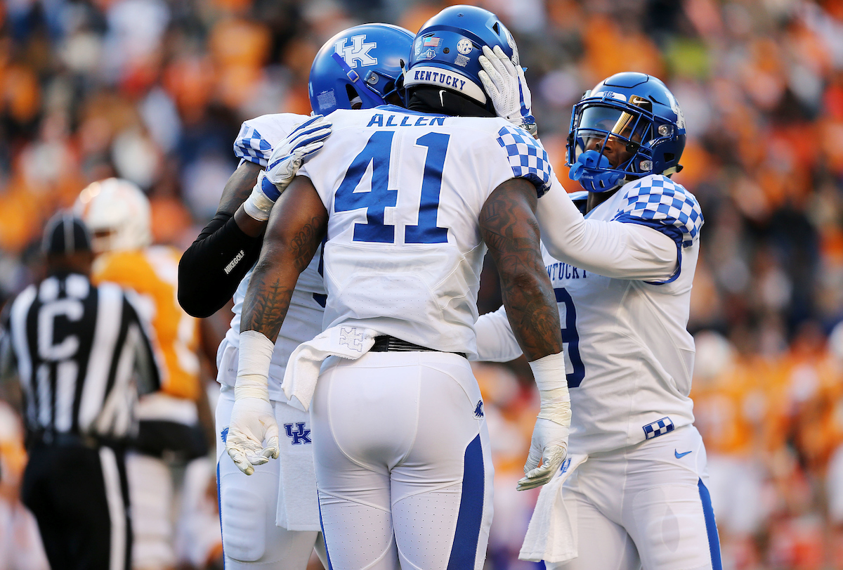Josh Allen


Football falls to Tennessee 24-7.

Photo by Britney Howard  | UK Athletics