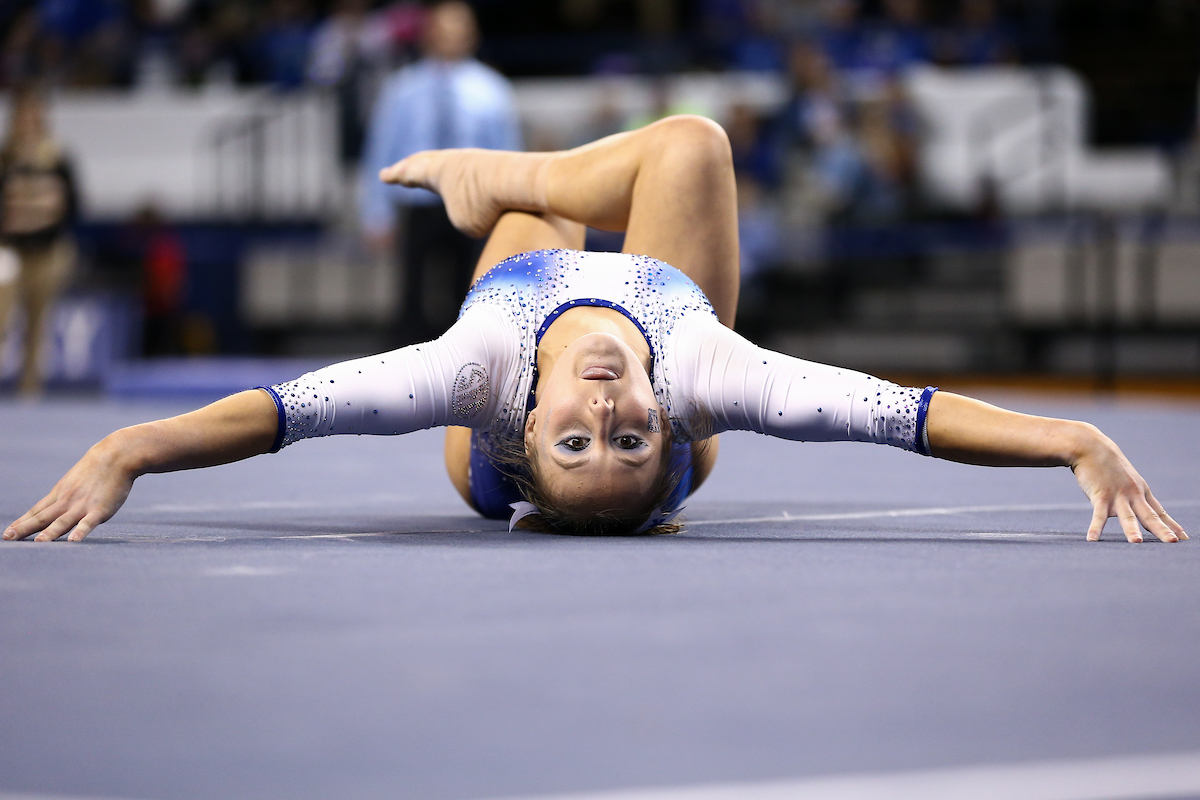 Raena Worley.

Kentucky defeats Michigan State on Senior night.

Photo by Tommy Quarles | UK Athletics