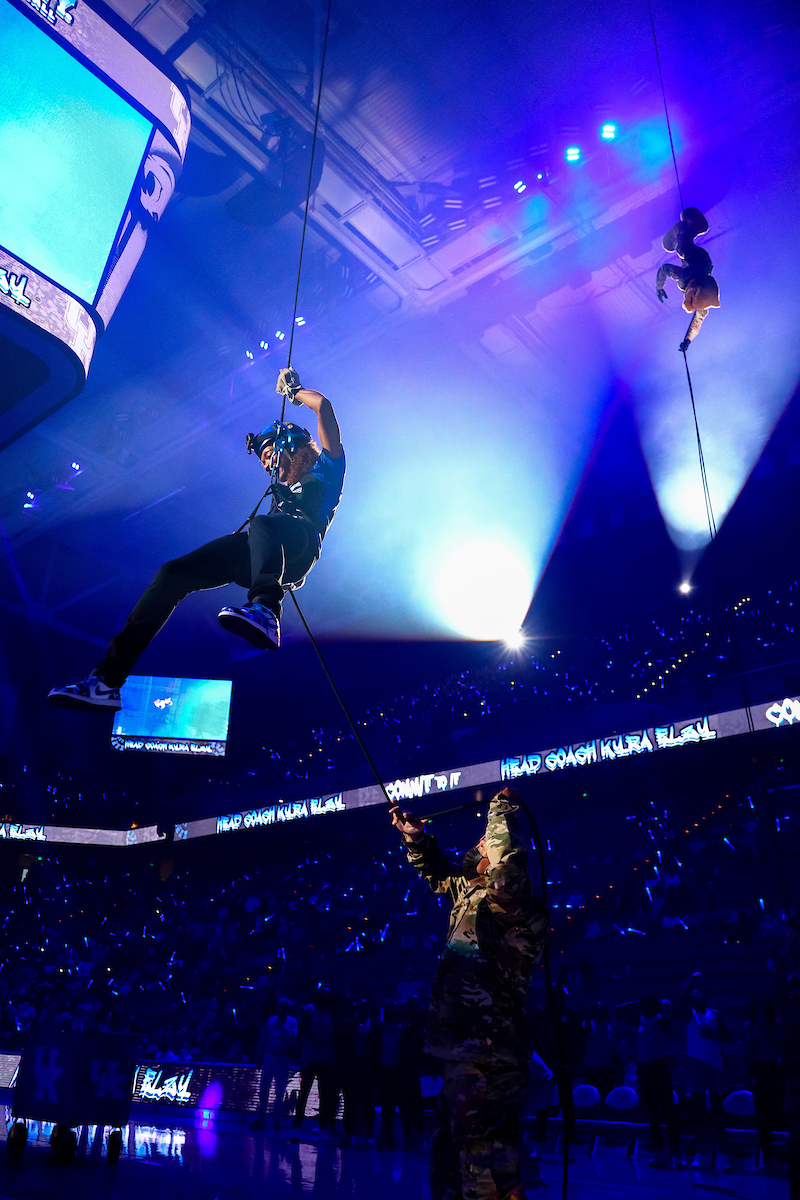 Kyra Elzy. 

Big Blue Madness.

Photo by Eddie Justice | UK Athletics