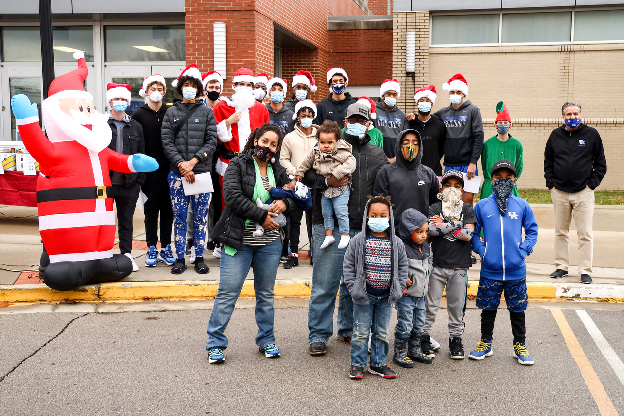 Family. 

Kentucky men's basketball gives back for the holidays.

Photo by Eddie Justice | UK Athletics