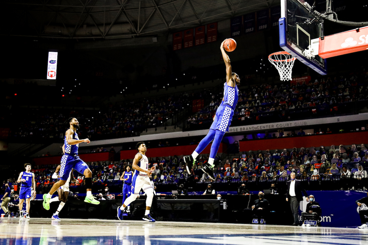 Keion Brooks Jr.

Kentucky beat Florida 76-58 at the O’Connell Center in Gainesville, Fla.

Photo by Chet White | UK Athletics