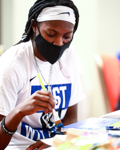 Rhyne Howard. 

2021 NCAA Tournament Day One. 

Photo by Eddie Justice | UK Athletics