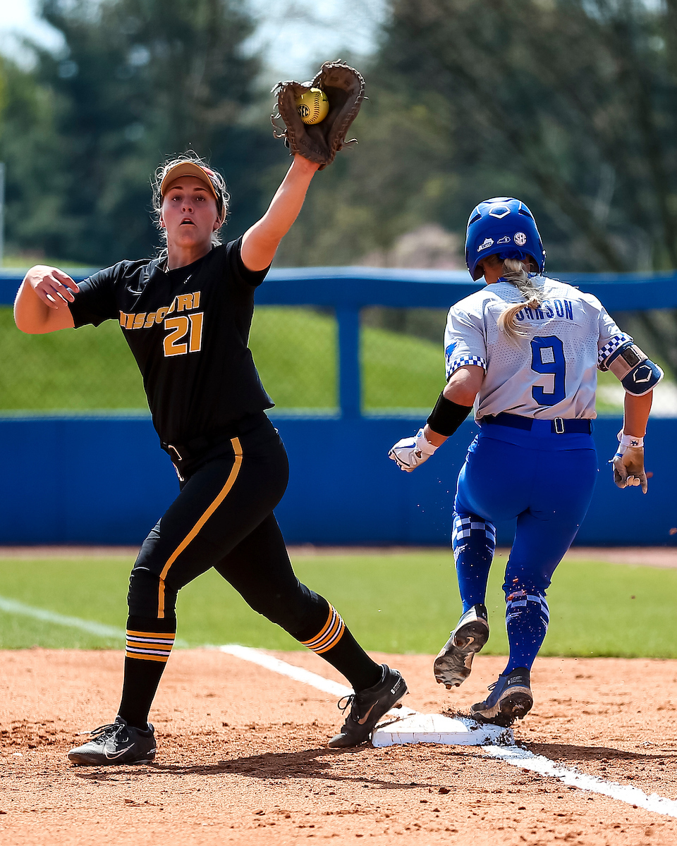 Lauren Johnson.

UK falls to Mizzou 13-0.

Photo by Eddie Justice | UK Athletics