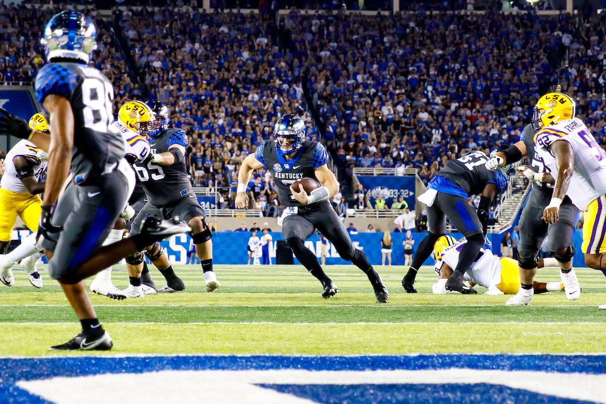 Will Levis. 

UK beat LSU 42-21.

Photo by Eddie Justice | UK Athletics