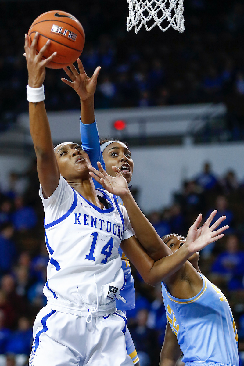 Tatyana Wyatt.

UK women's basketball beat Southern 91-41.

Photo by Chet White | UK Athletics