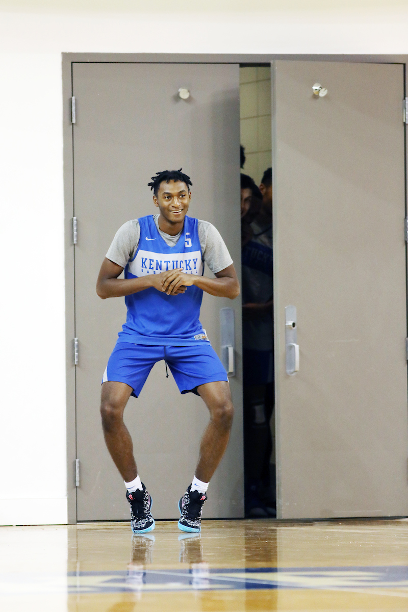 Immanuel Quickley.

UK MBB hosts 2018 women's clinic at the Joe Craft Center in Lexington, KY,

Photo by Quinn Foster