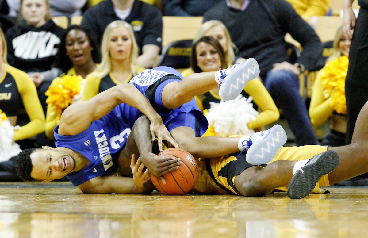 Jemarl Baker.


Kentucky beats Missouri, 66-58.

Photo by Elliott Hess | UK Athletics