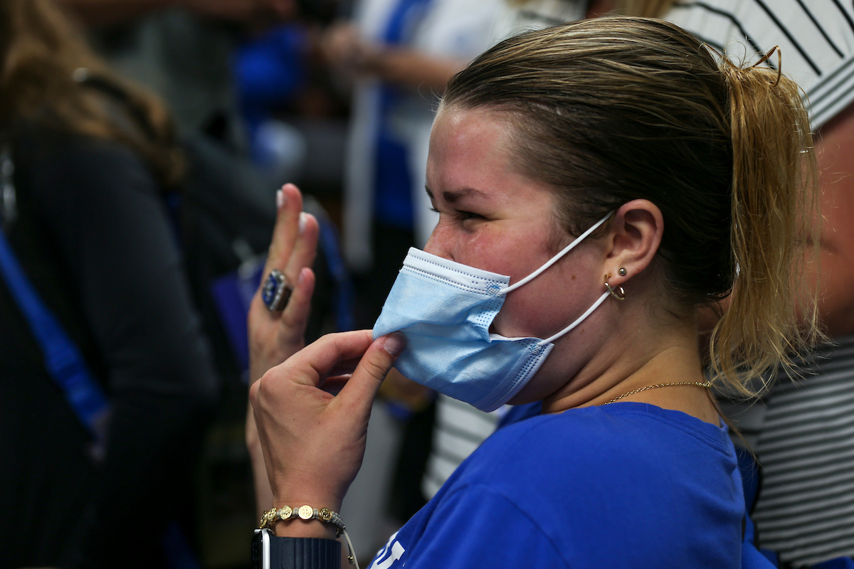 Kentucky Volleyball receives their National Championship rings.

Photo by Grace Bradley | UK Athletics