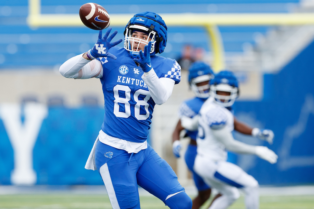Keaton Upshaw.

The Blue-White Spring Game.

Elliott Hess | UK Athletics
