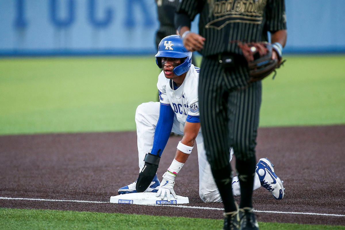 Daniel Harris IV. 

Kentucky loses to Vanderbilt 0-8.

Photo by Sarah Caputi | UK Athletics