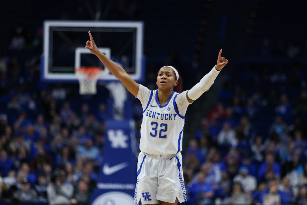 Jaida Roper

The UK Women's Basketball team beat Florida 62-51. 

Photo by Hannah Phillips | UK Athletics