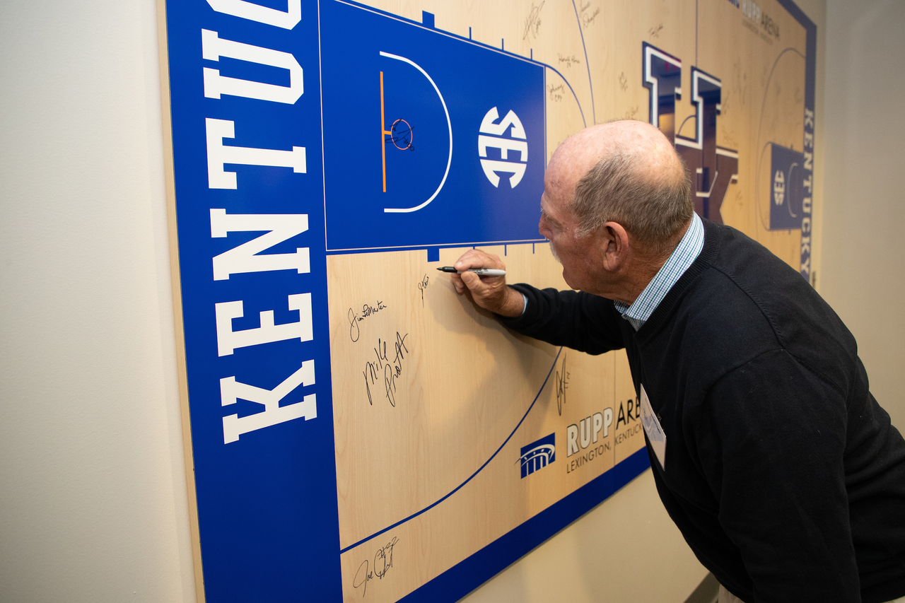 Steve Clevenger

Men's Basketball Reunion Weekend.  Photo by Mark Mahan