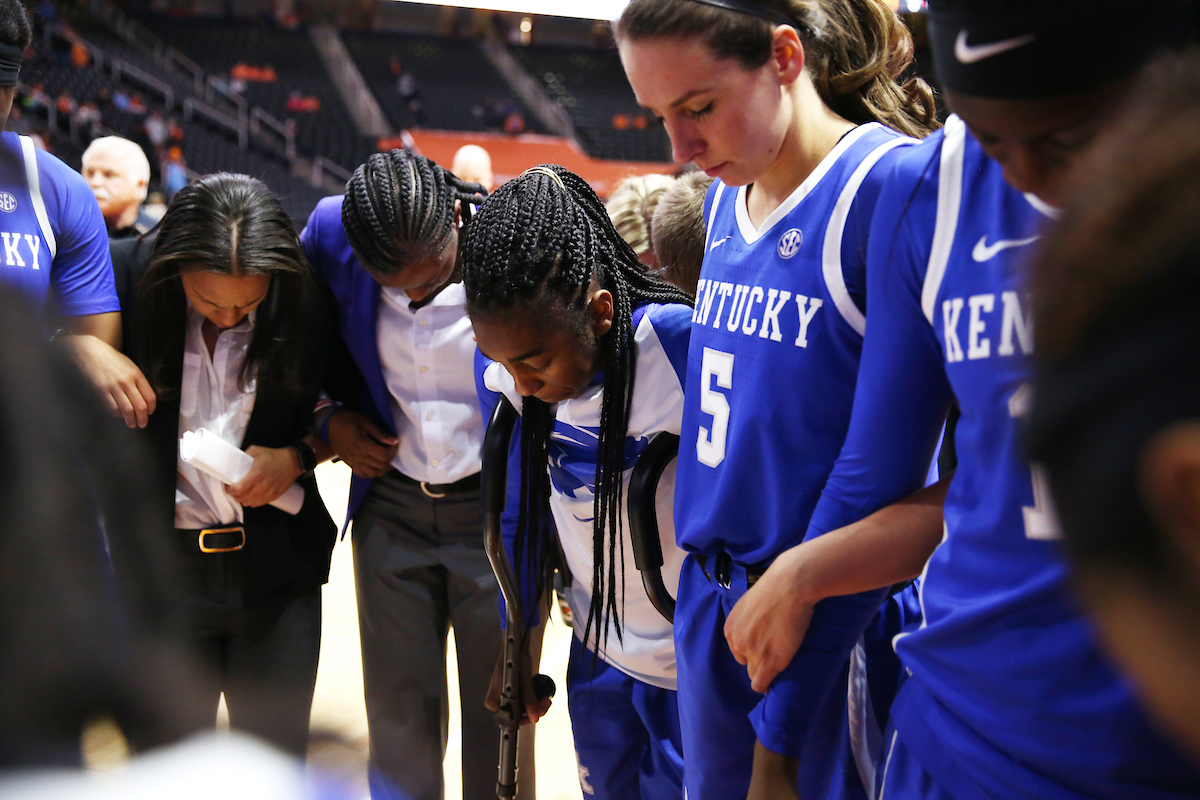 Team
The UK Women's Basketball team beats Tennessee 73-71. 

Photo by Britney Howard  | UK Athletics